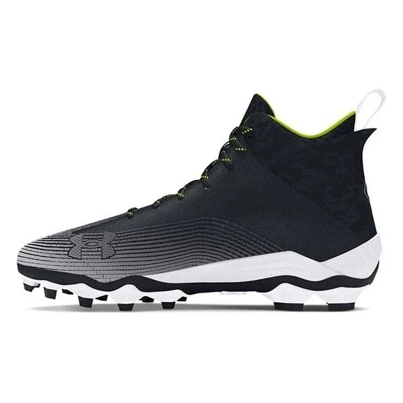Under Armour Hammer 2 MC 3027306-001 Men's Black Lace-Up Football Cleats ZAP631